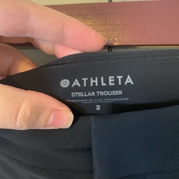 Athleta Stellar Trouser Black Size 2 - Picture 5 of 10